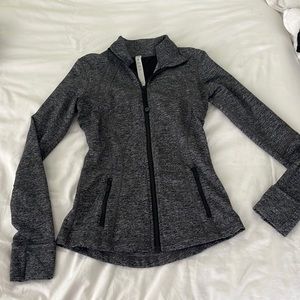 Lululemon Align Define Jacket Size 4 Heathered Black